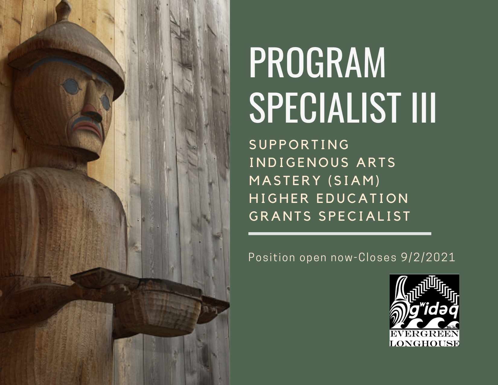 Evergreen Longhouse Seeks Program Specialist - The American Folklore ...