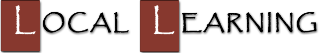 local learning with red highlights around the Ls
