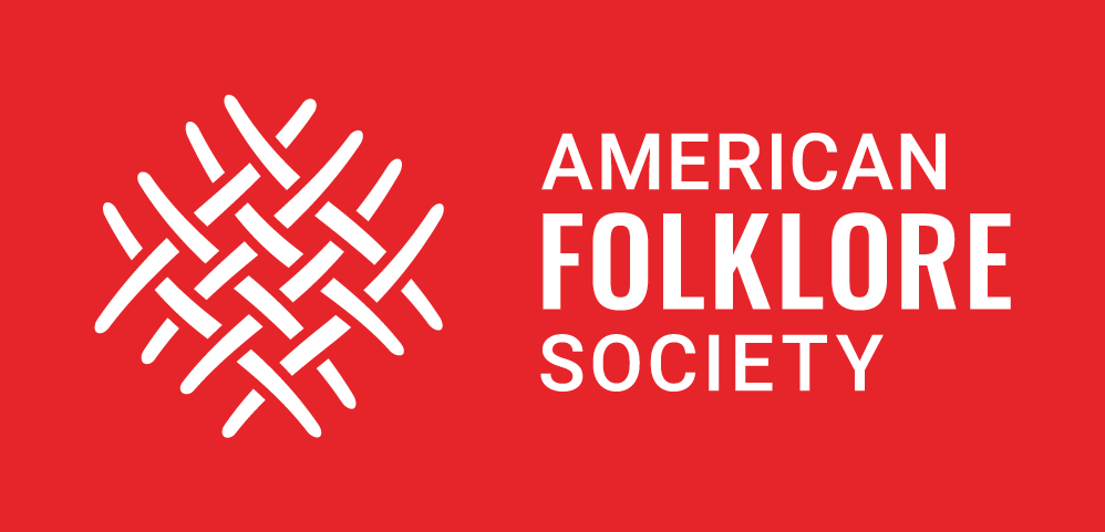 AFS Logo in red with white weave brandmark and "American Folklore Society" text