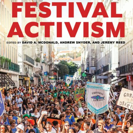 Front cover of edited volume "Festival Activism"