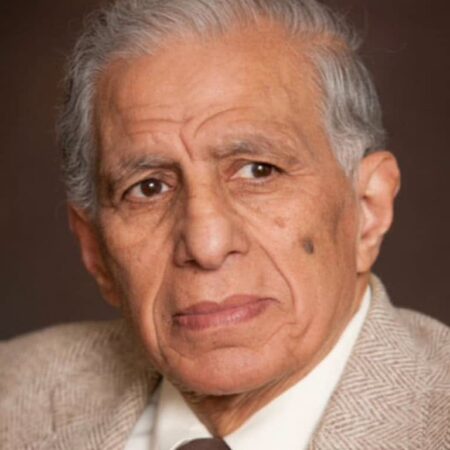 portrait of a grey-haired male