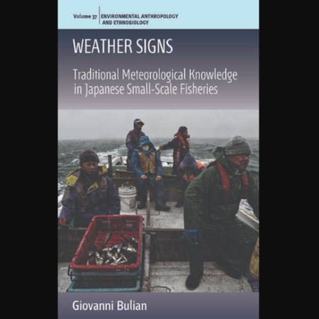 Front cover of the book "Weather Signs: Traditional Meteorological Knowledge in Japanese Small-Scale Fisheries"